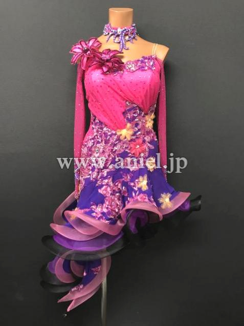 L6217・ピンク&紫※試着不可