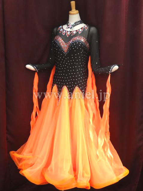 M3543・【半額セール】・黒&オレンジ・※試着不可