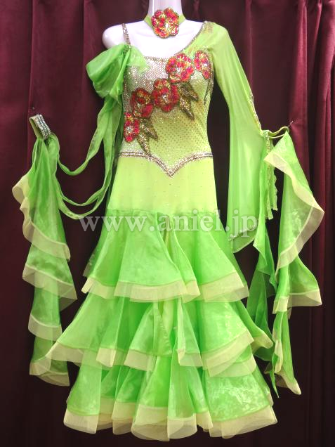 M3538・【Edda Hsu】黄緑・※試着不可