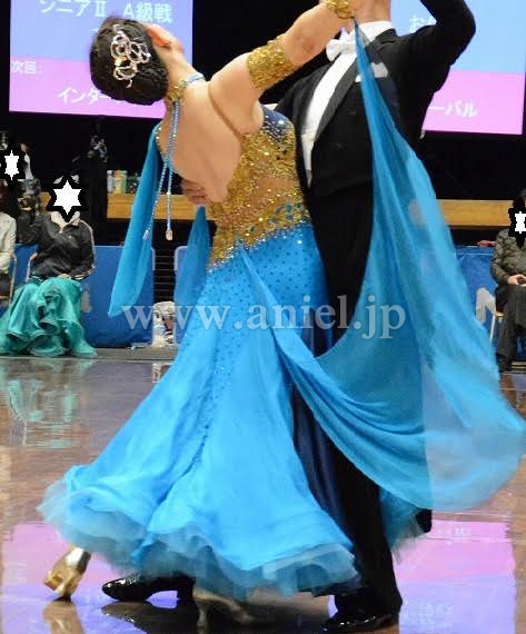 M4307・青&ゴールド