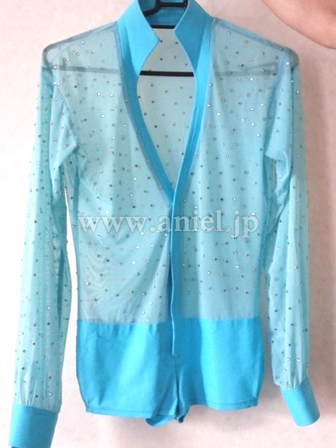 L1671・水色男性ラテン※試着不可