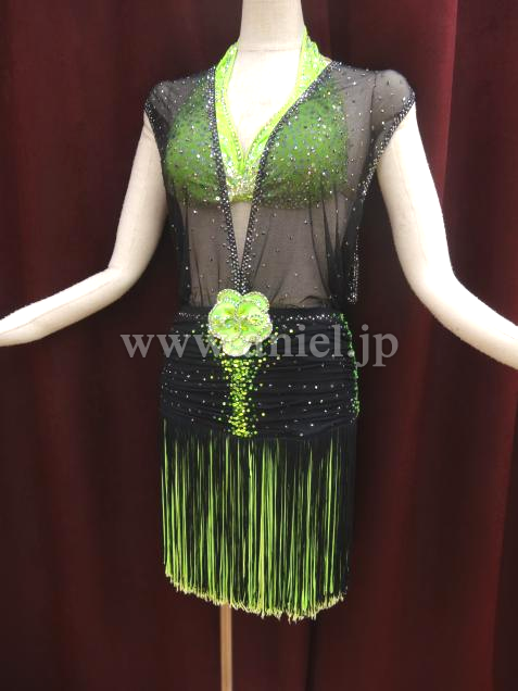 L2655・黒&蛍光グリーン・