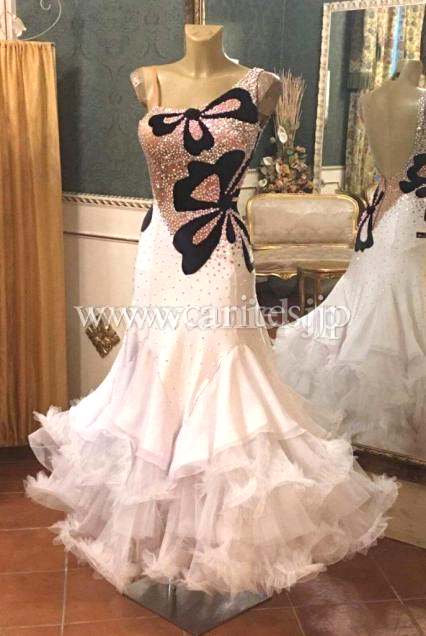 M5807・【Silvia design】白&黒花