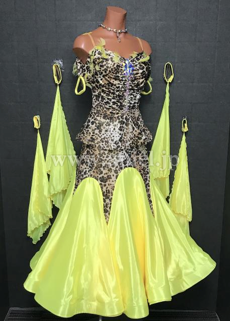 M9221・【チャコット】豹柄&黄