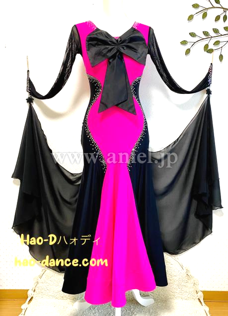 M7966・黒&マゼンタ