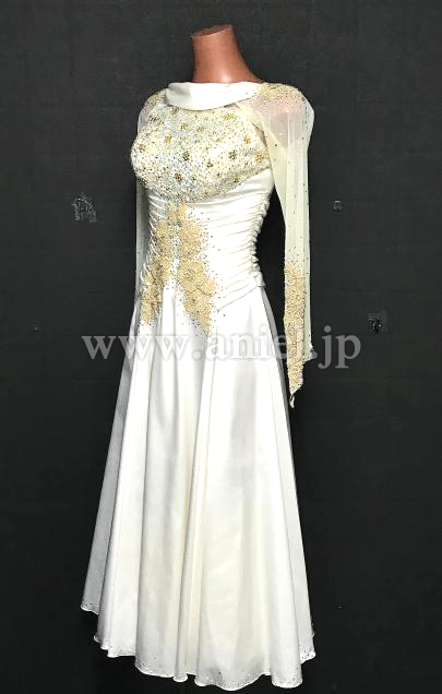 M8624・クリーム&ゴールド※試着不可