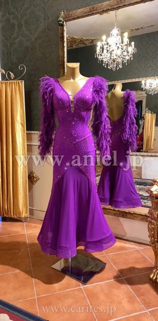 M9239・【Silvia Design】パープルファー【デボラ着用】