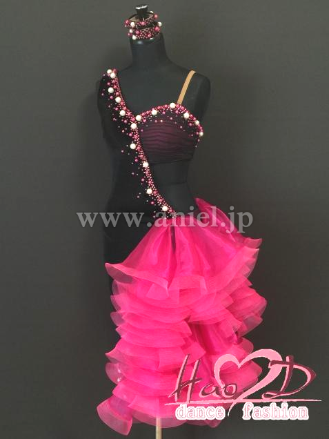 L3087・黒&ピンク