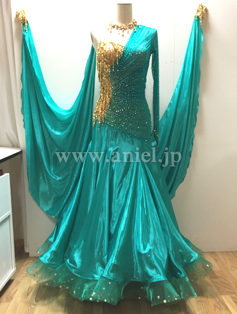 M3034・グリーン&ゴールド