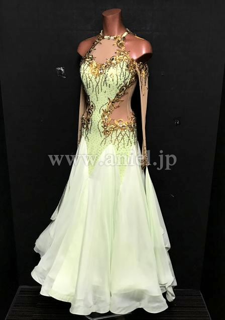 M9241・黄緑&ゴールド