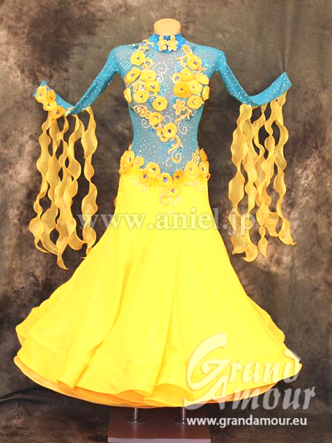 PM3018・【Grand Amour】ターコイズ&黄