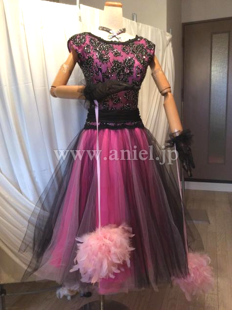 M4327・ピンク&黒