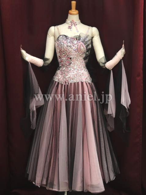 M3568・【edda hsu】黒&ピンク