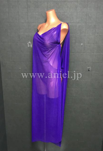 L7029・紫ルンバドレス※試着不可