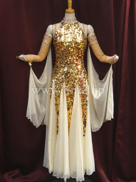 M3567・クリーム&ゴールド