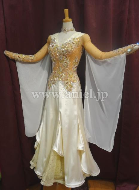 M3019・【RS】オフホワイト&ゴールド