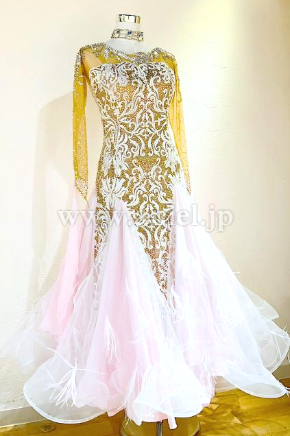 M6933・【gentil】ベージュ&ピンク