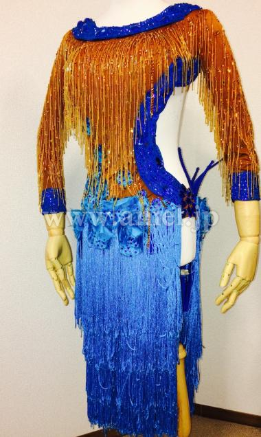 L2668・ゴールド&ブルー※試着不可