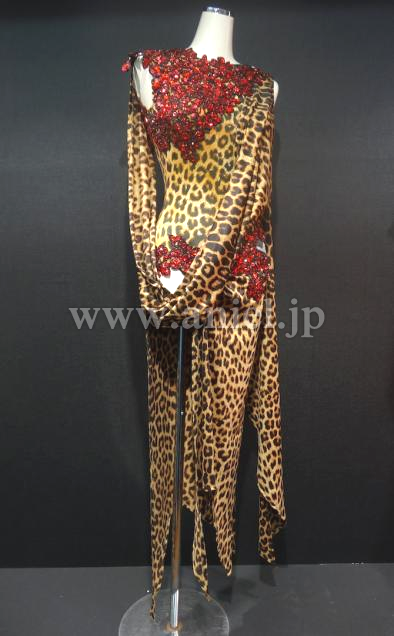 PL2199・【AM】豹柄&赤【クリスティーナ着用】
