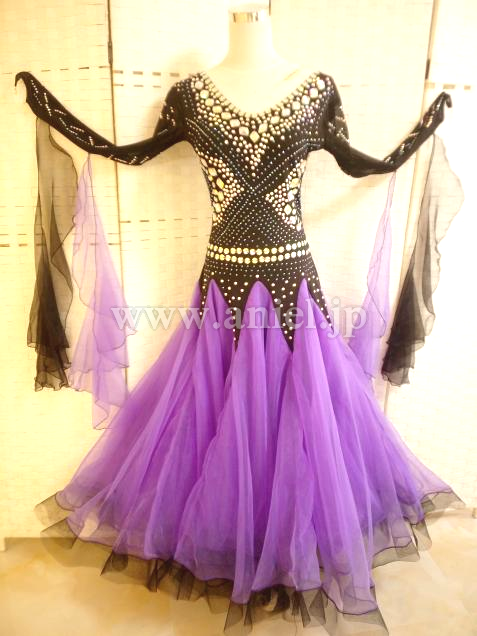 メルマガ83号目玉ドレス(モダン)・紫※試着不可