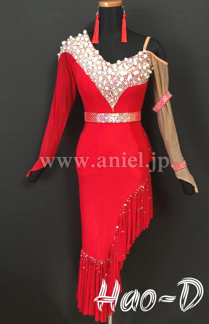 L3616・赤&白パール