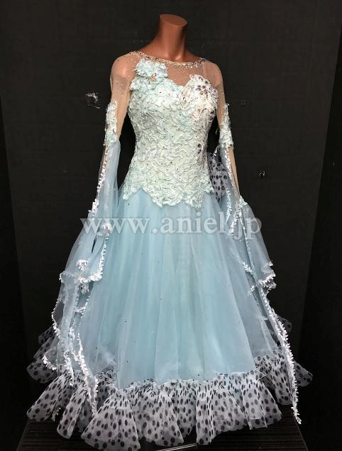 BM8482・水色&白黒ドット