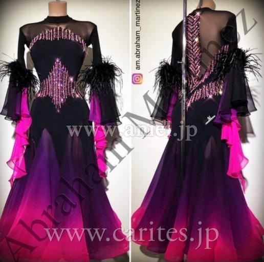 【Abraham Martinez】ブラック&ピンクグラデーション
