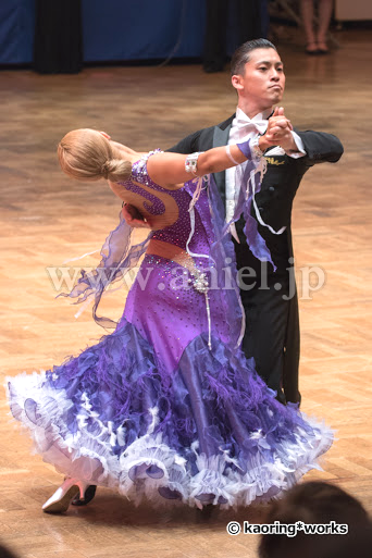 M4119・【Silvia design】紫&白