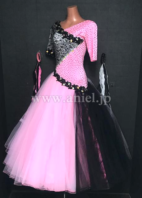 M8664・ピンク&黒※試着不可