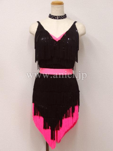 L2675・黒&ピンク※試着不可