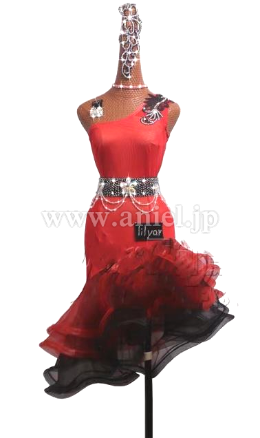 L4048・赤&黒※試着不可