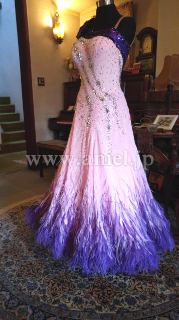 M3592・ベビーピンク&紫