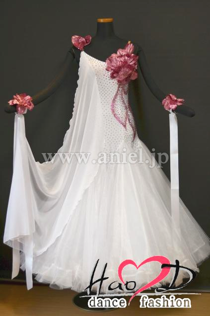 M3595・白&ピンク花