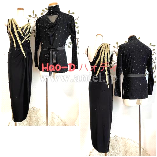 L6659・黒&ゴールドペア※試着不可