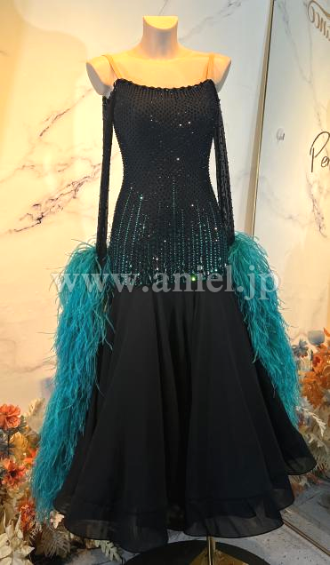 M8008・ブラック&ジェードファー