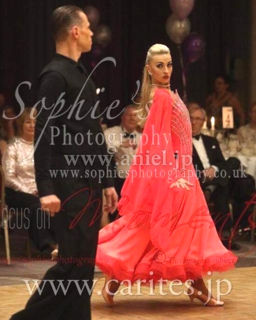 M6940・【Ajour Design】タンゴフレアレッド