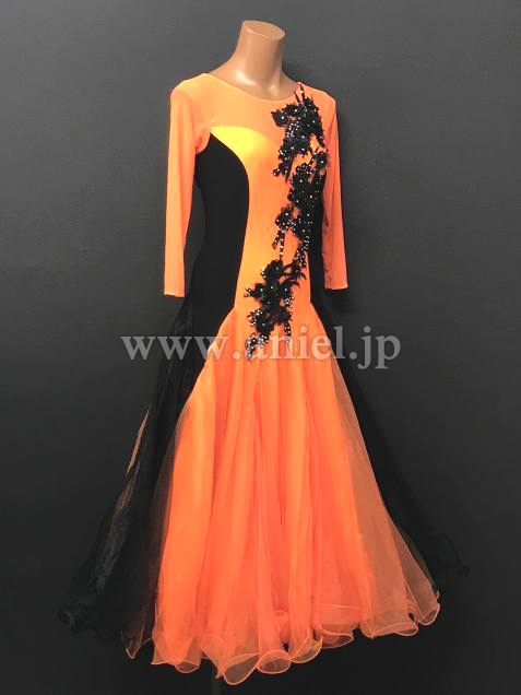 M7091・オレンジ&黒※試着不可