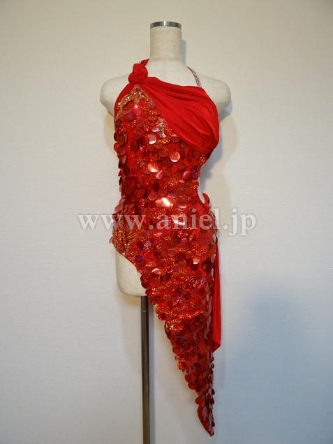 L3139・赤&ゴールド※試着不可