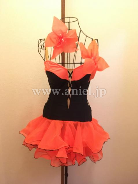 L3137・【半額セール】オレンジ&黒※試着不可