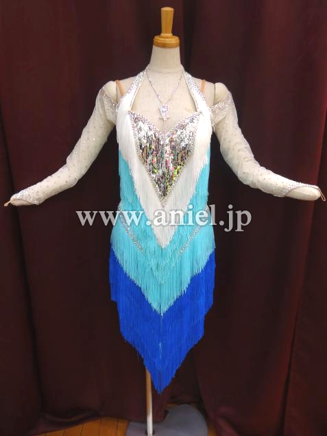 L2681・白&水色&青