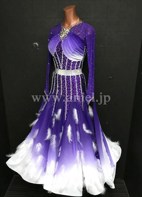 B48・紫&白グラデーション