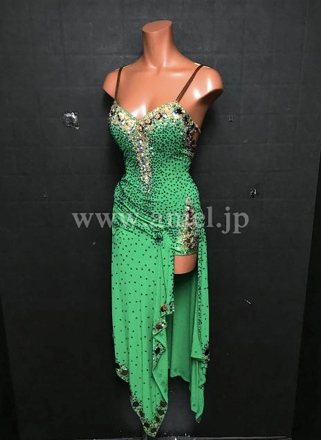 A33・【COUTURE Yvonne Stephan】グリーン&ゴールド