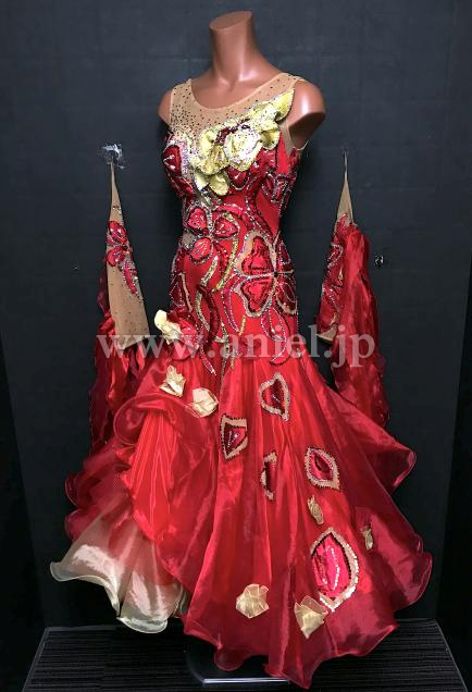 B41・赤&ゴールド※試着不可