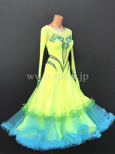 M7100・【チャコット】黄緑&青