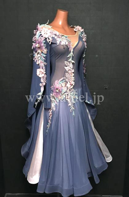 M8317・【Abraham Martinez】ヘマタイトブルー&フラワー