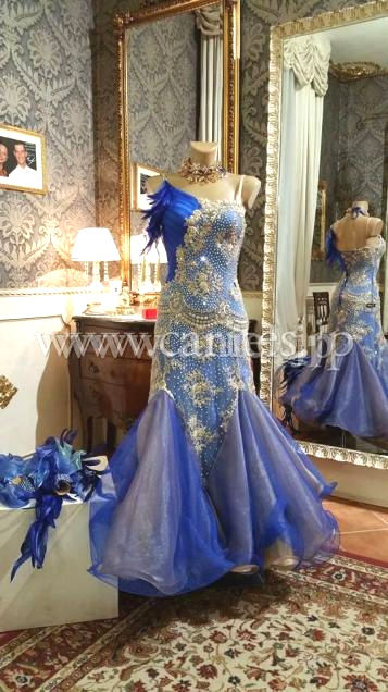 M6959・青&レース【Silvia Design】