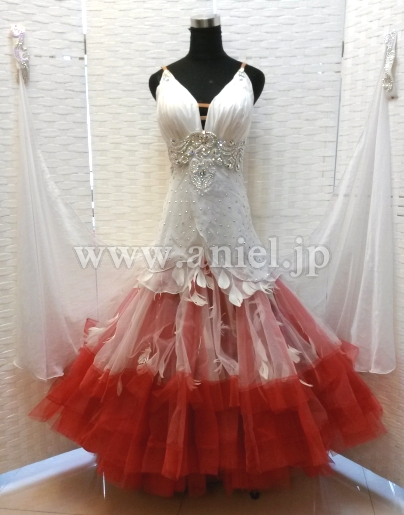 M2424・白&赤・※試着不可