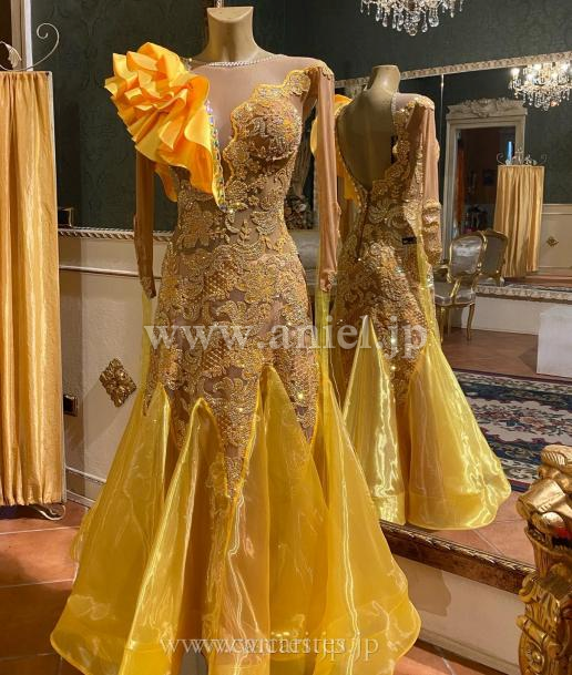 B76・【Silvia Design】サフロンイエローレース