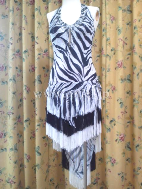 L1749・白黒ゼブラ柄