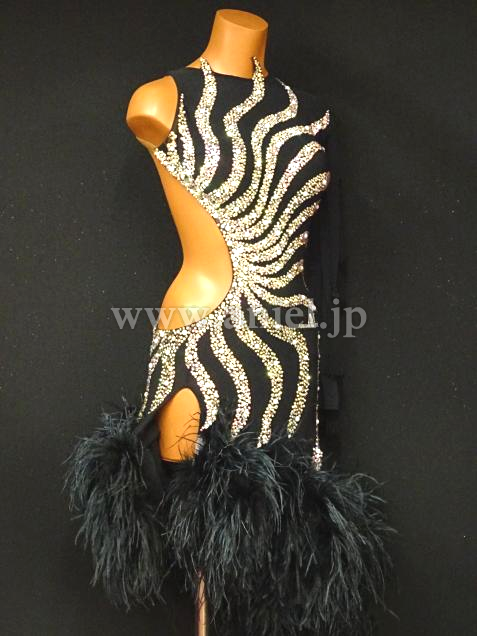 L3663・【Abraham Martinez】黒&羽根